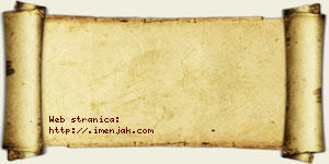 Zorana Odalović vizit kartica